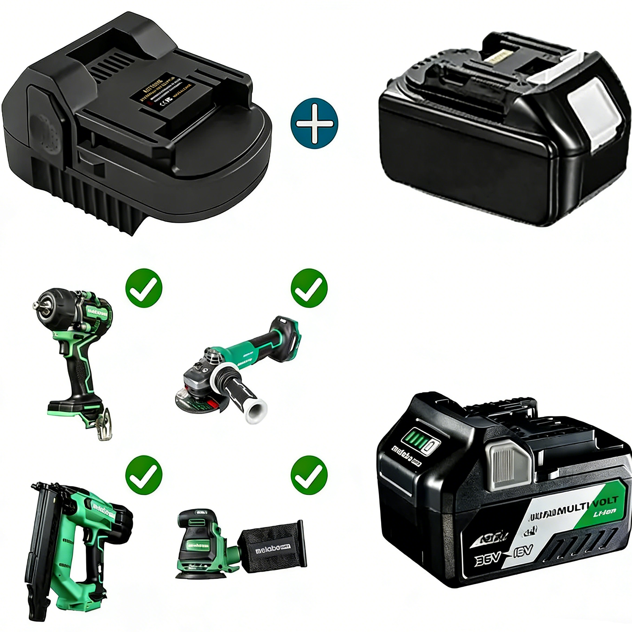 Power Tools Hitachi - Converter for Makita to for Hitachi