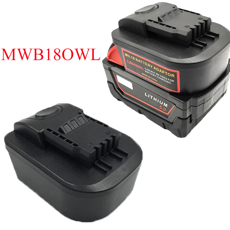 Power Tools Milwaukee - Battery Adapter Converter MWB18OWL for Worx