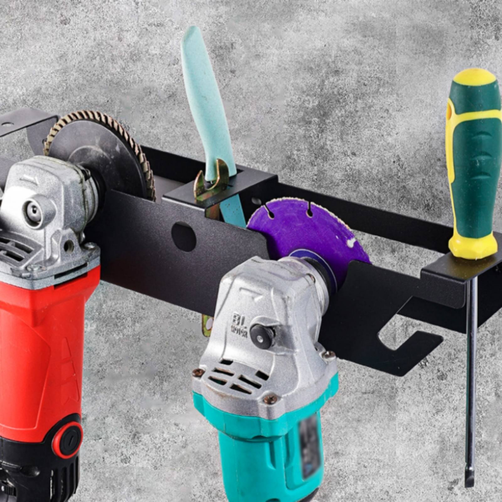 Power Tools Grinder - 4 Bay Angle Grinder Rack Thickened