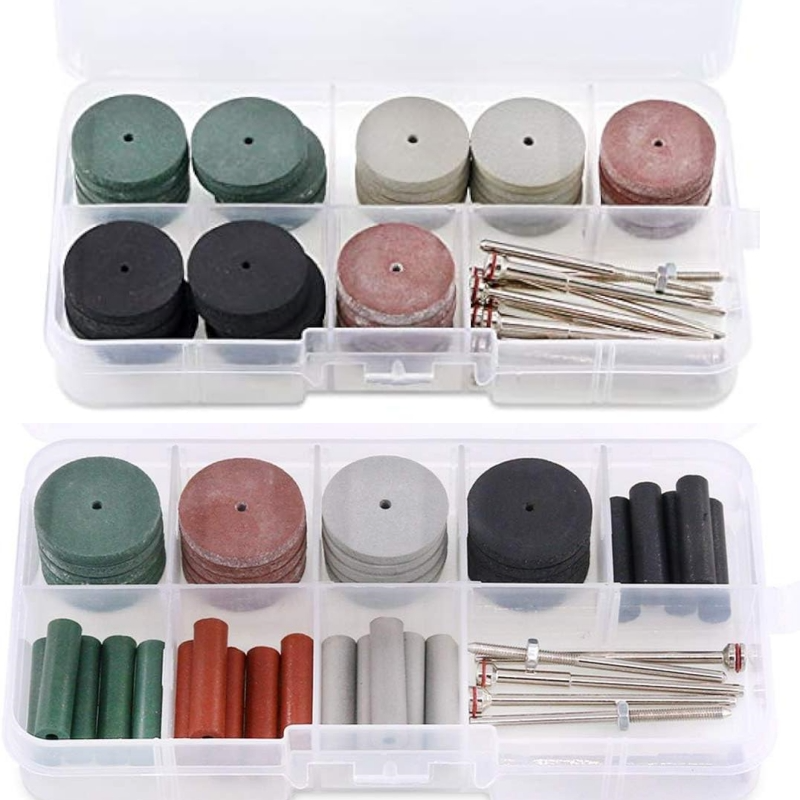 Rotary Tool Kit - 42Pcs Polishing Wheels Kit 40Pcs Lab