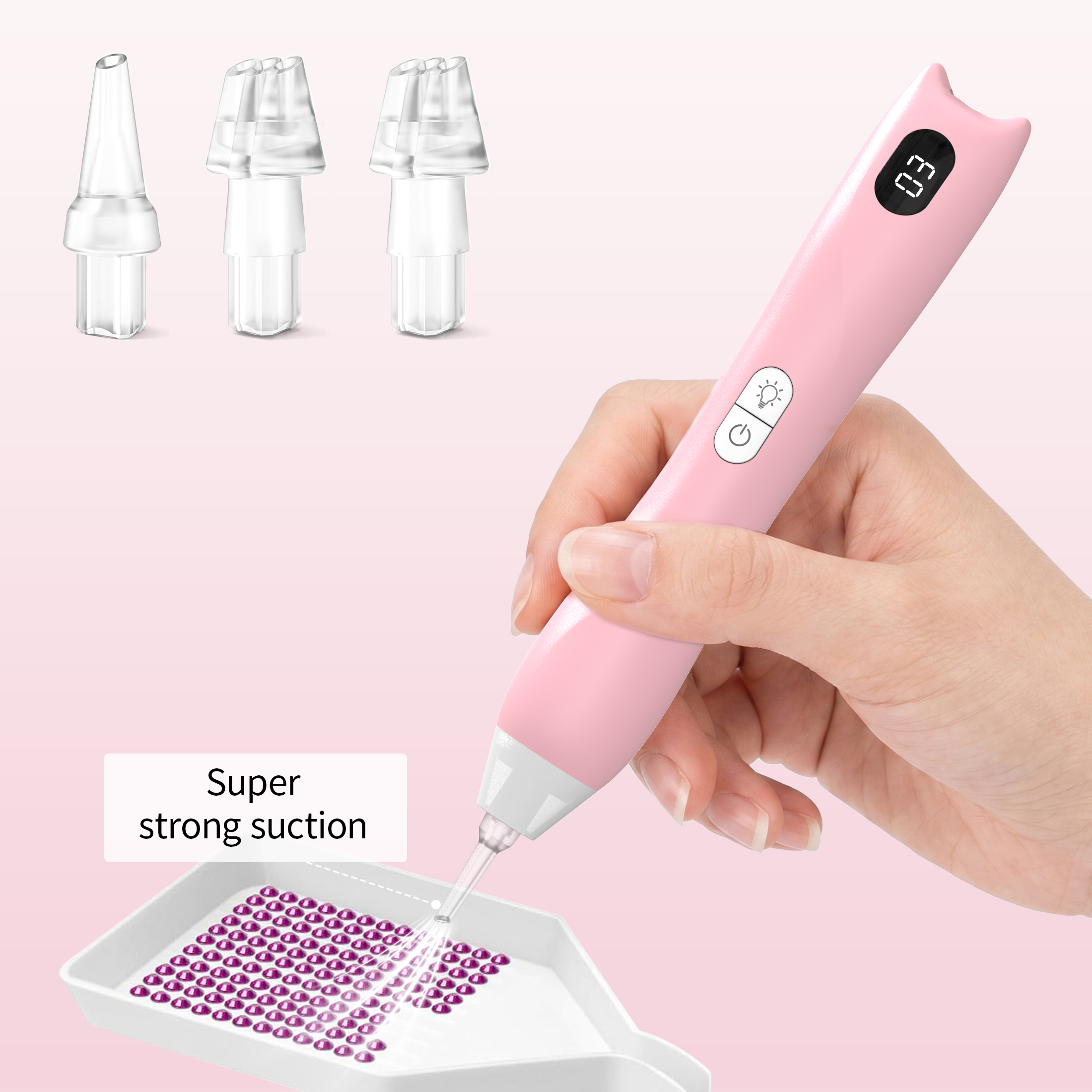 Power Tools Diy - Wireless Luminous Electric Diamond Picker Pen,