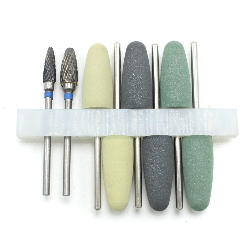 Rotary Tool Kit - 8Pcs/set Dental Resin Base Acrylic Polishing