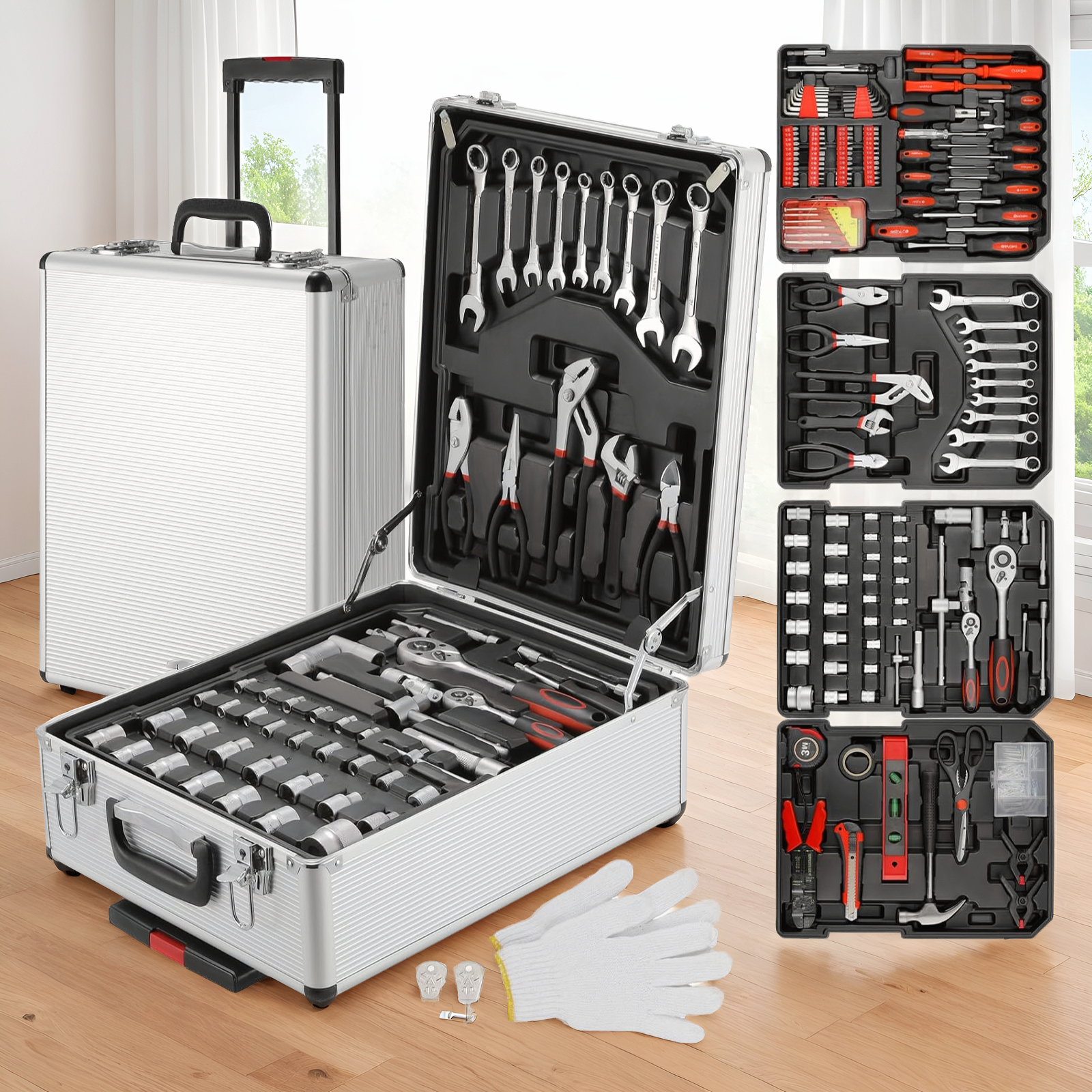Power Tools Catalogue - 799pcs Tool Kit,Tool Trolley Case,Mechanics Box,Home