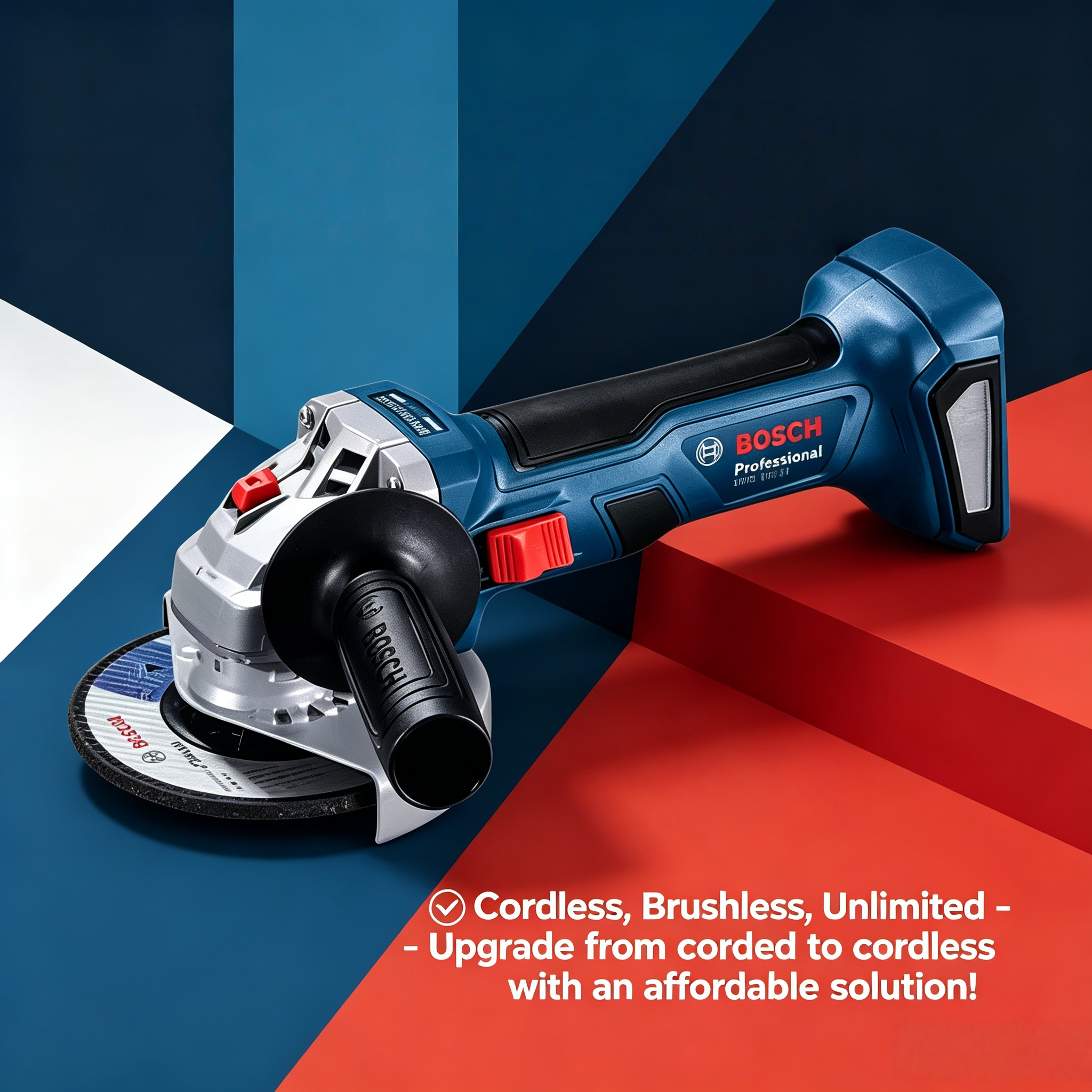 Power Tools Grinder - BOSCH GWS 18V-8 Cordless Angle Grinder