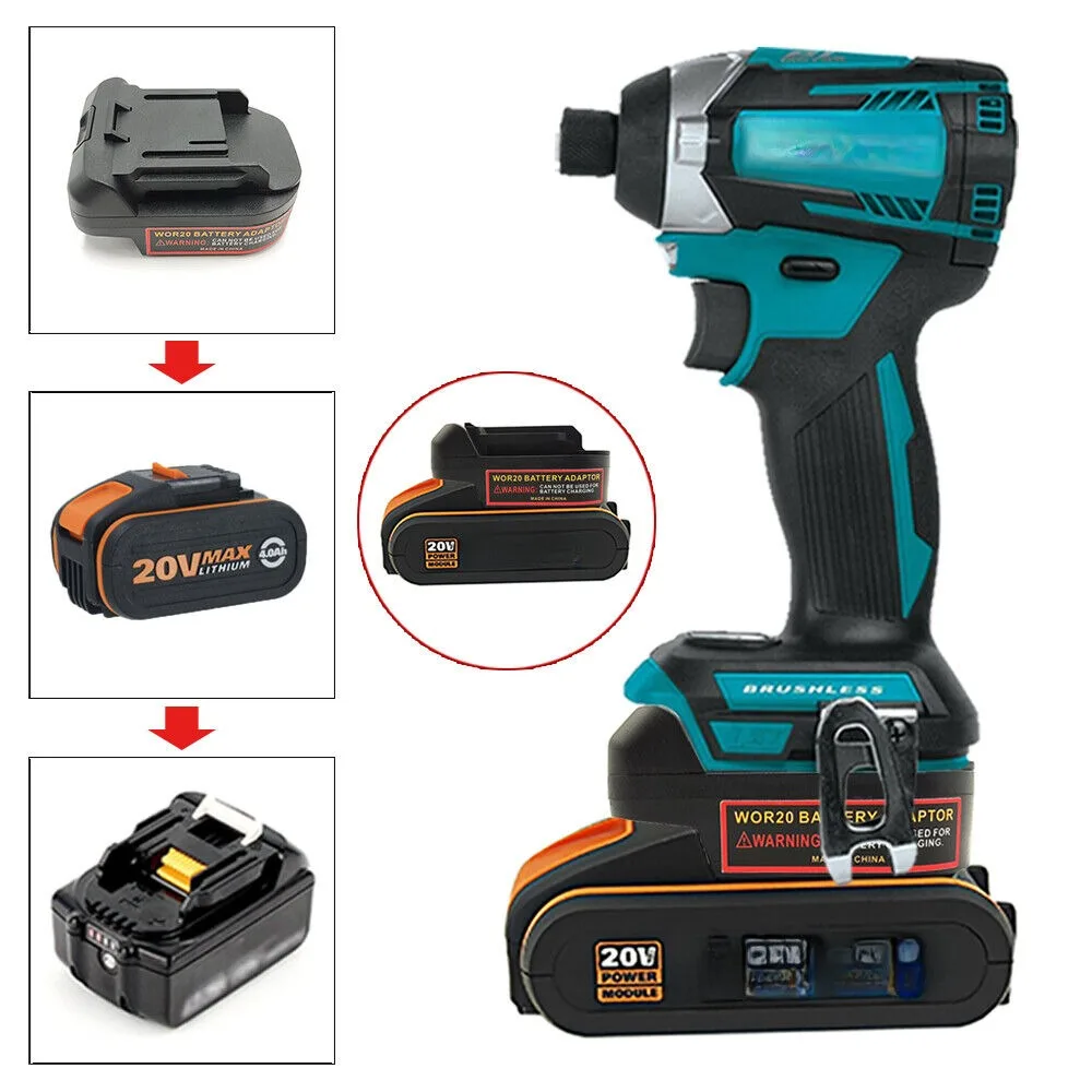 Power Tools Orange - Converter Battery Adapter For Worx 20V