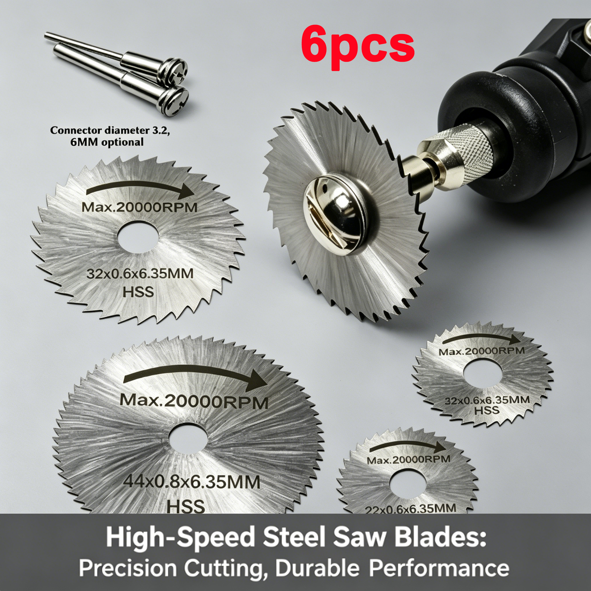 Power Tools Diy - High Speed Steel Saw Disc 6Pcs