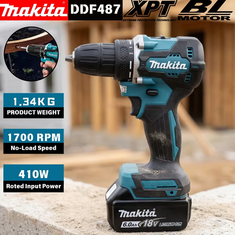 Power Tools On Sale - Makita DDF487 Cordless Driver Drill Brushless