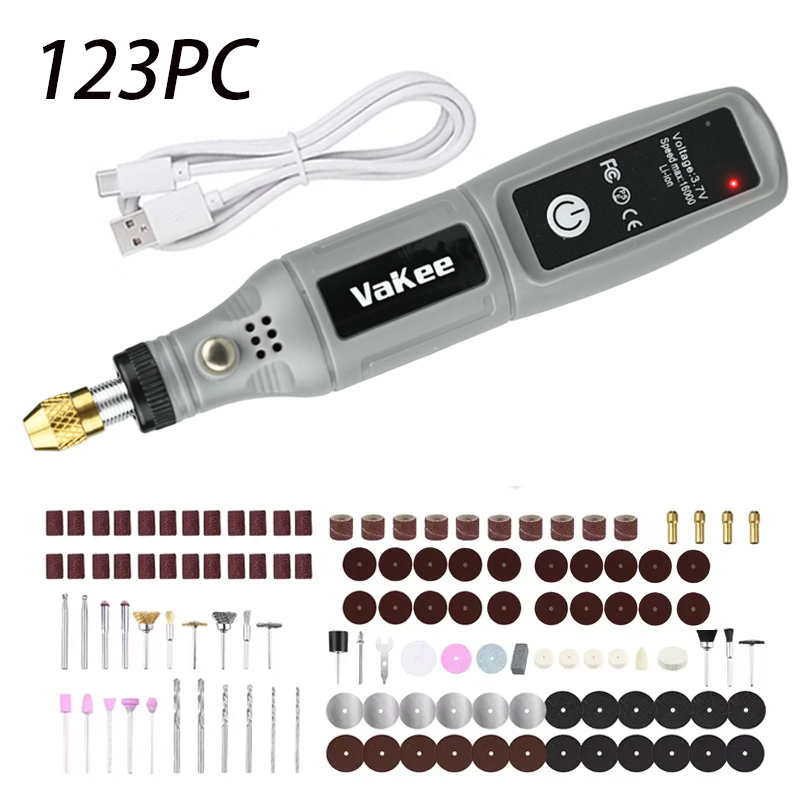 Power Tools Diy - Vakee 16000RPM Rotary Tool, 3.7V USB