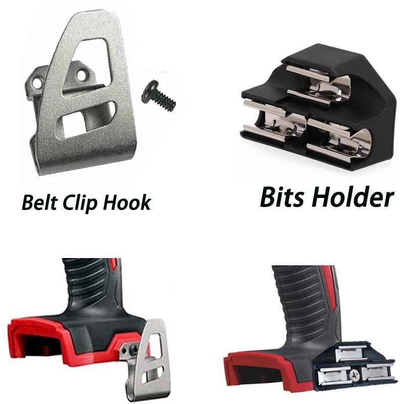 Power Tools Milwaukee - Bits Holder and Belt Clip Hook