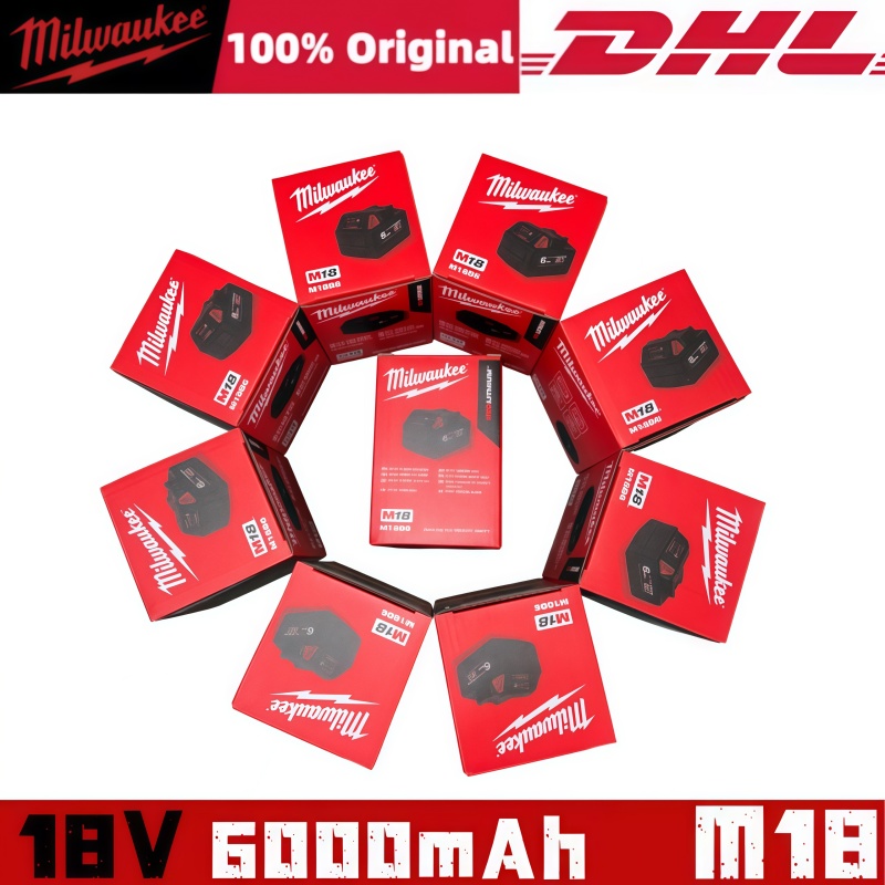 Power Tools Milwaukee - 18V Battery Original Milwaukee M18B8 M18B9