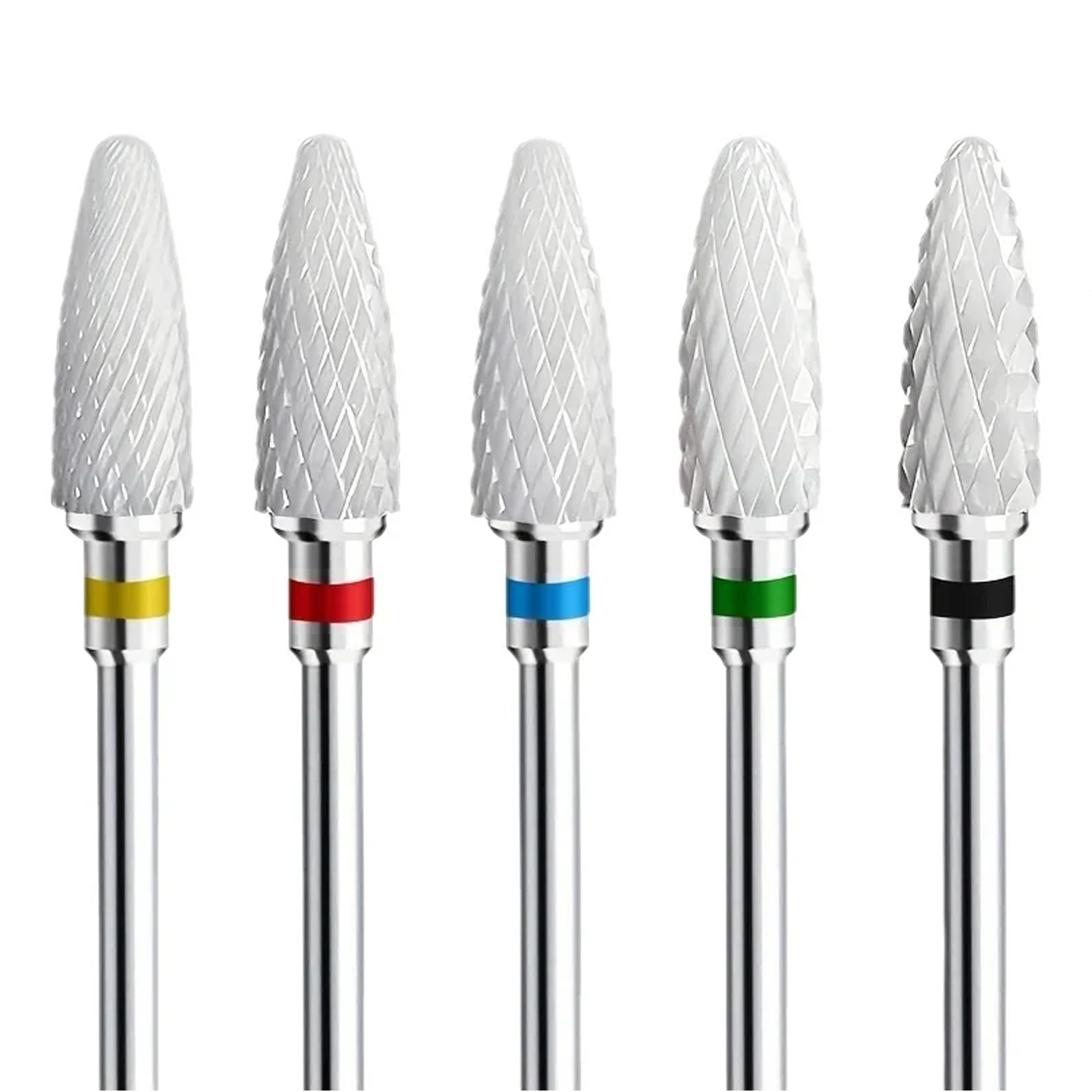 Rotary Tool Kit - Ceramic Nail Drill Bits Set 5