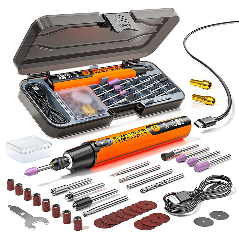 Rotary Tool Kit - Cordless Rotary Tool Kit with 6
