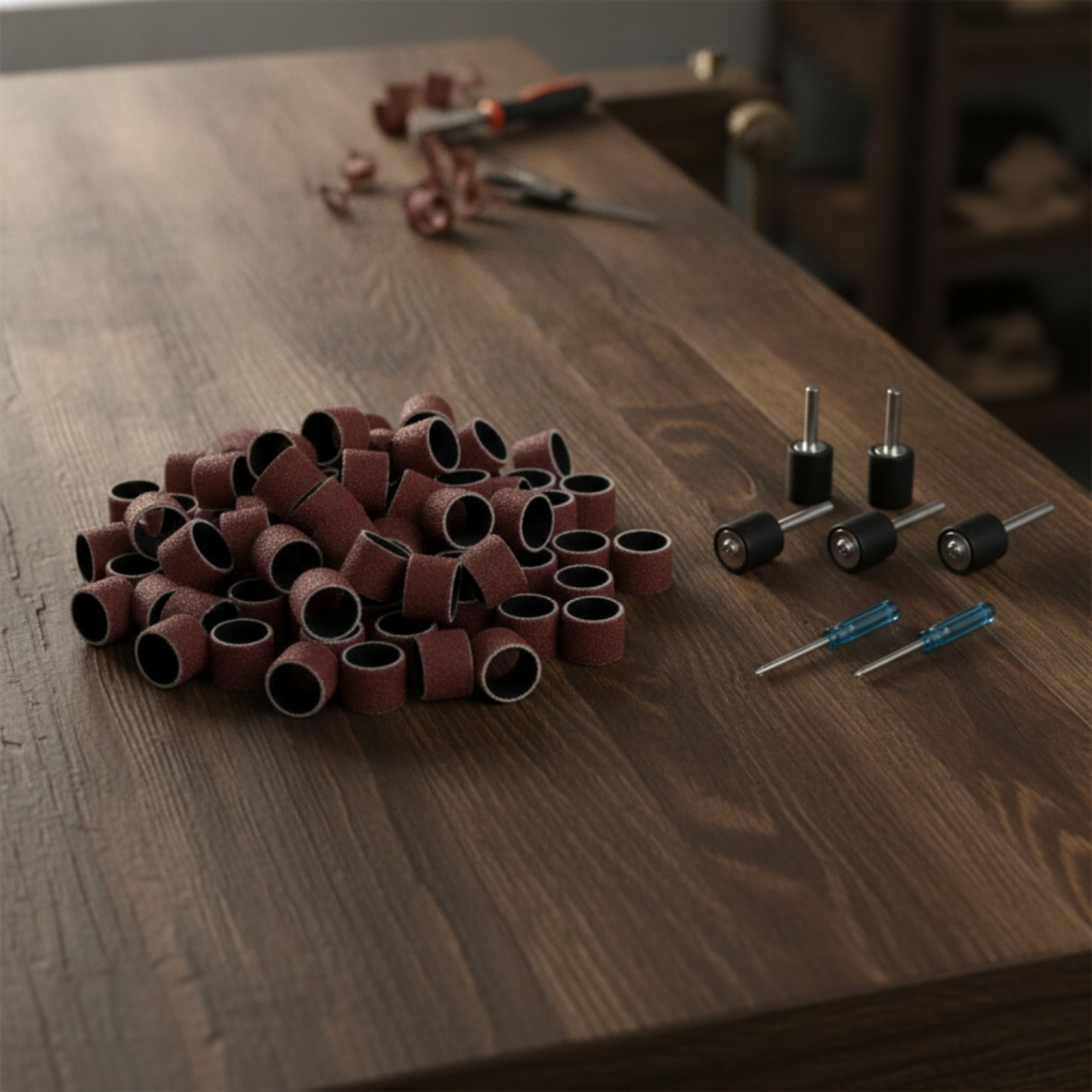 Rotary Tool Kit - Sanding Drum Kit Expanding Rotary Sanding