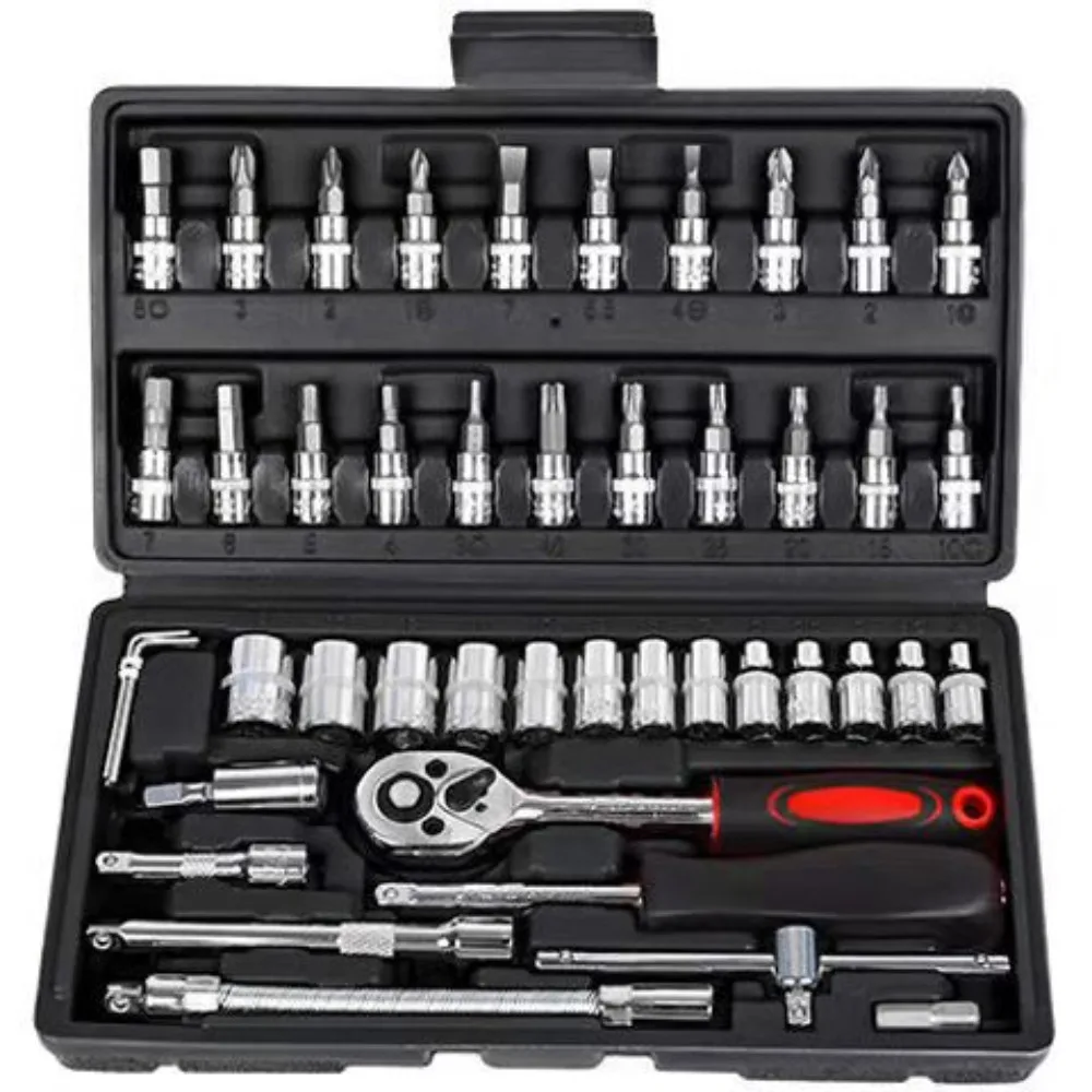 46Pcs Auto Maintenance Combina - Power Tools Catalogue recension och pris