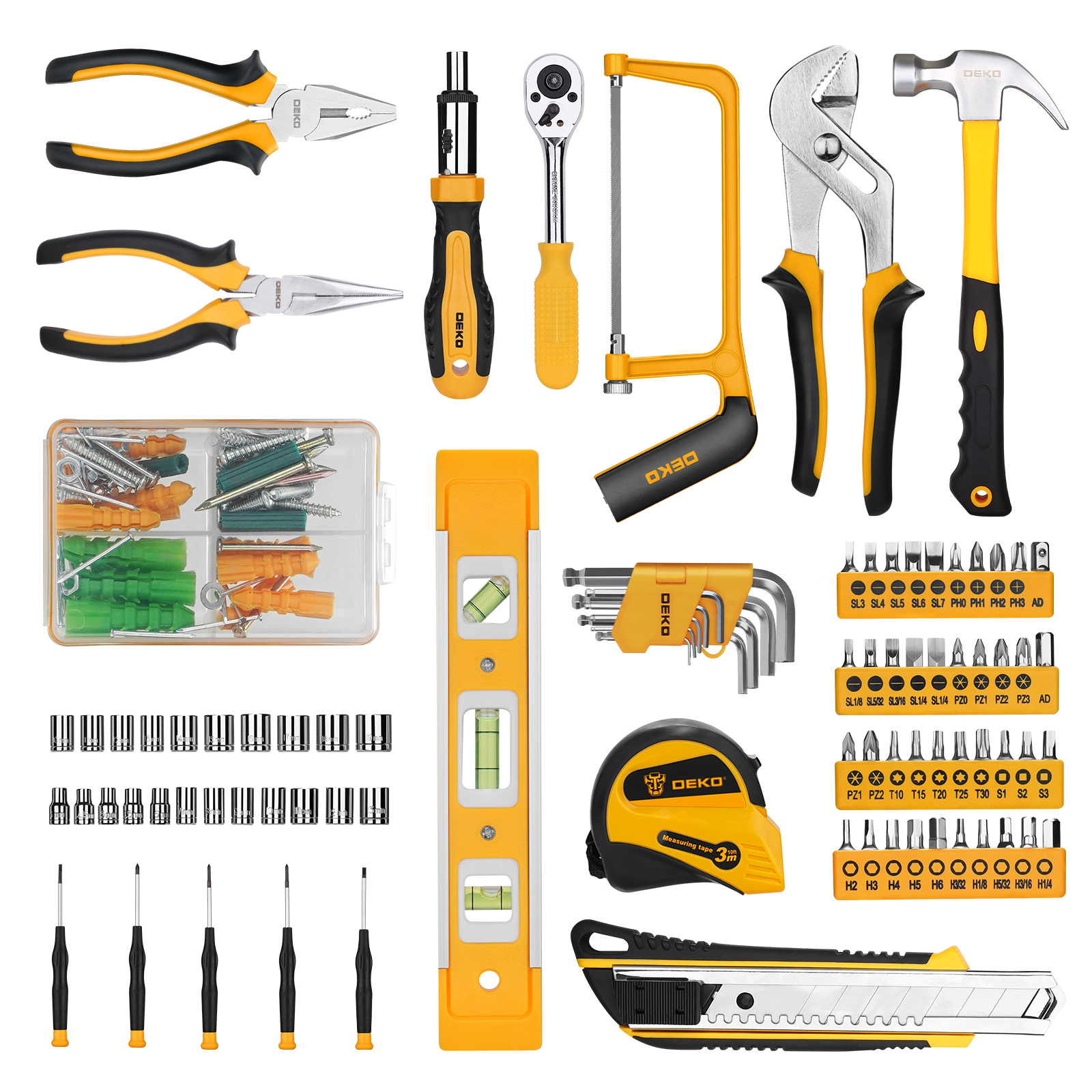 DEKO 228Pcs Socket Wrench Auto - Power Tools Catalogue recension och pris