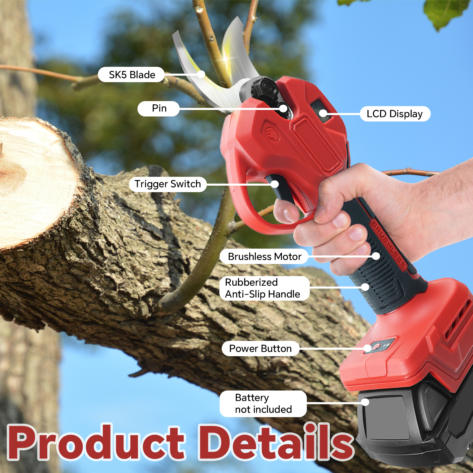 30mm Brushless Electric Prunin - Power Tools Milwaukee recension och pris