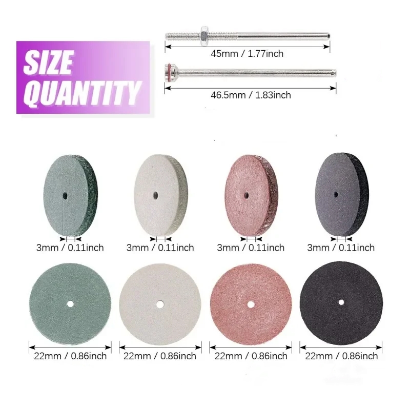 42Pcs Polishing Wheels Kit 40P - Rotary Tool Kit recension och pris
