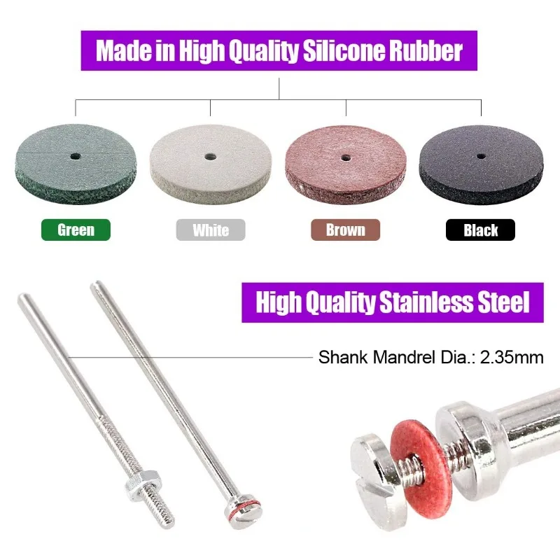 42Pcs Polishing Wheels Kit 40P - Rotary Tool Kit recension och pris