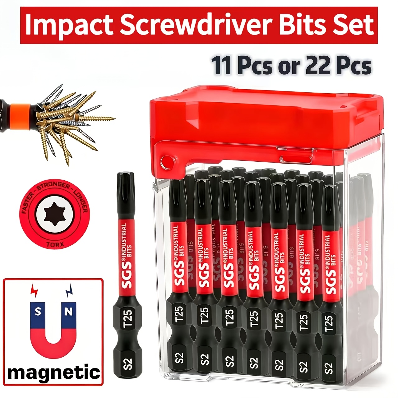 11/22-Piece T25 Torx Magnetic  - Power Tools In Automotive recension och pris