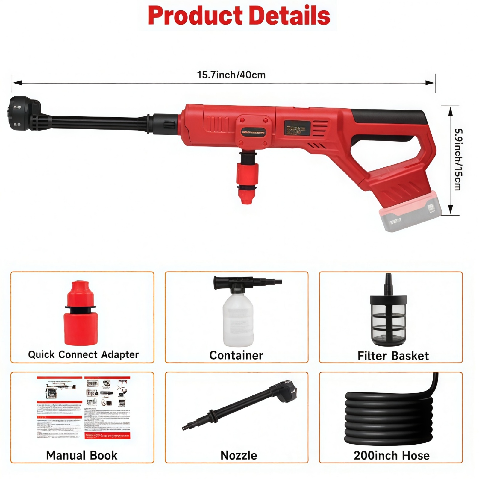 Cordless Pressure Washer for M - Power Tools Milwaukee recension och pris