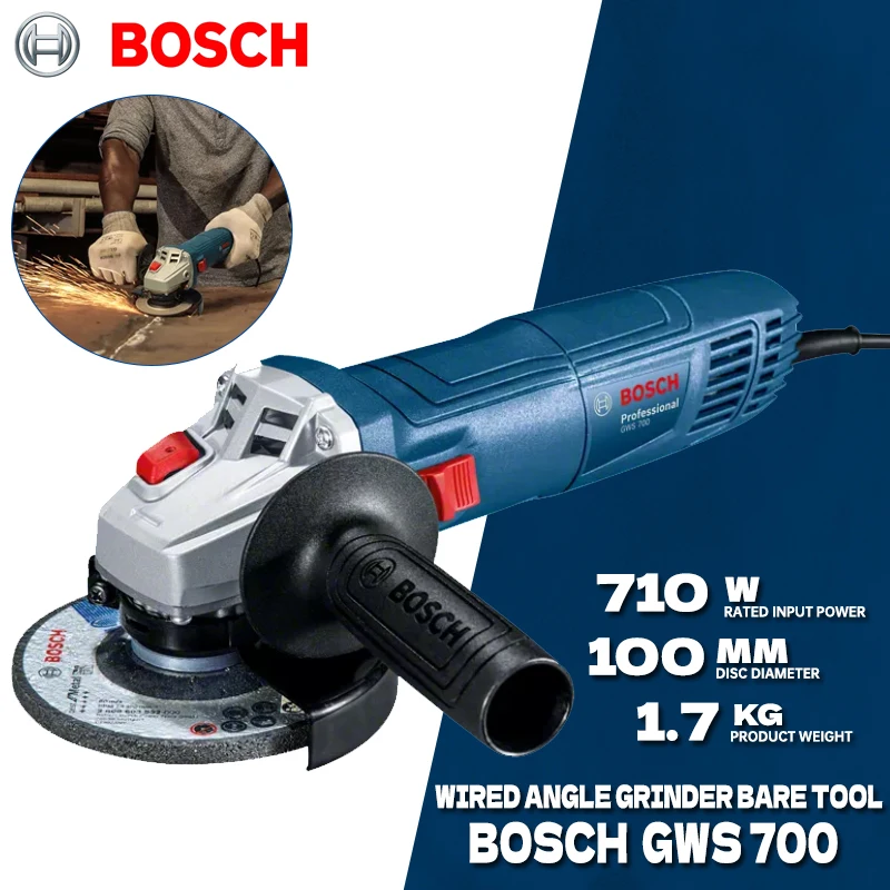 BOSCH GWS 700 Wired Angle Grin - Power Tools Grinder recension och pris