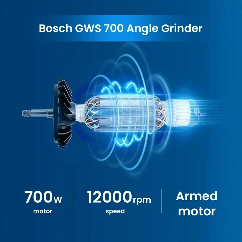BOSCH GWS 700 Wired Angle Grin - Power Tools Grinder recension och pris