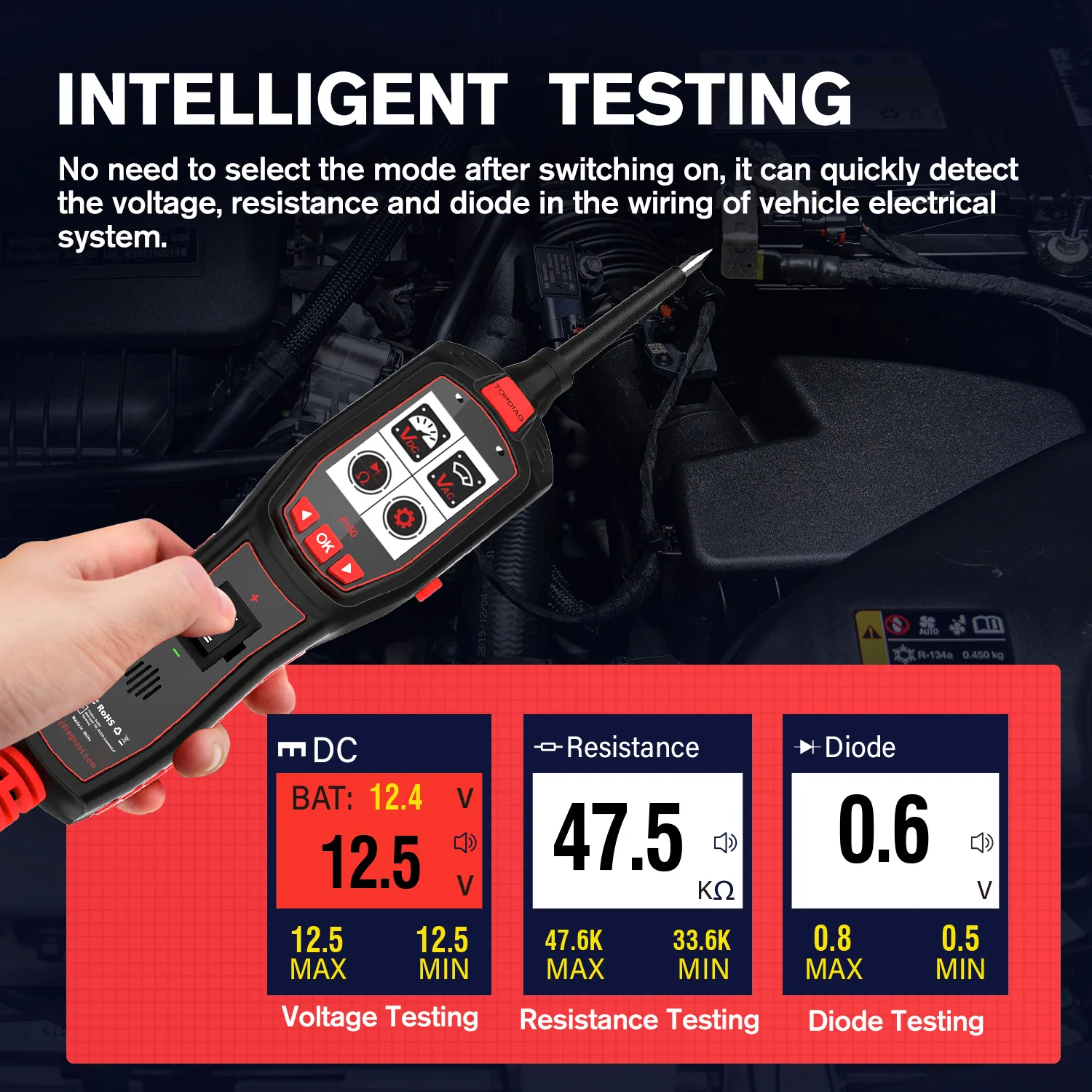 VESSTEK-TopDiag P150 Car Circu - Power Tools In Automotive recension och pris