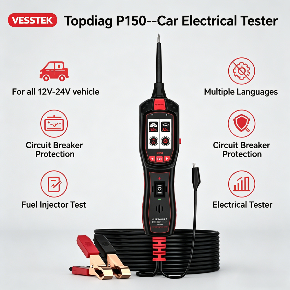 VESSTEK-TopDiag P150 Car Circu - Power Tools In Automotive recension och pris