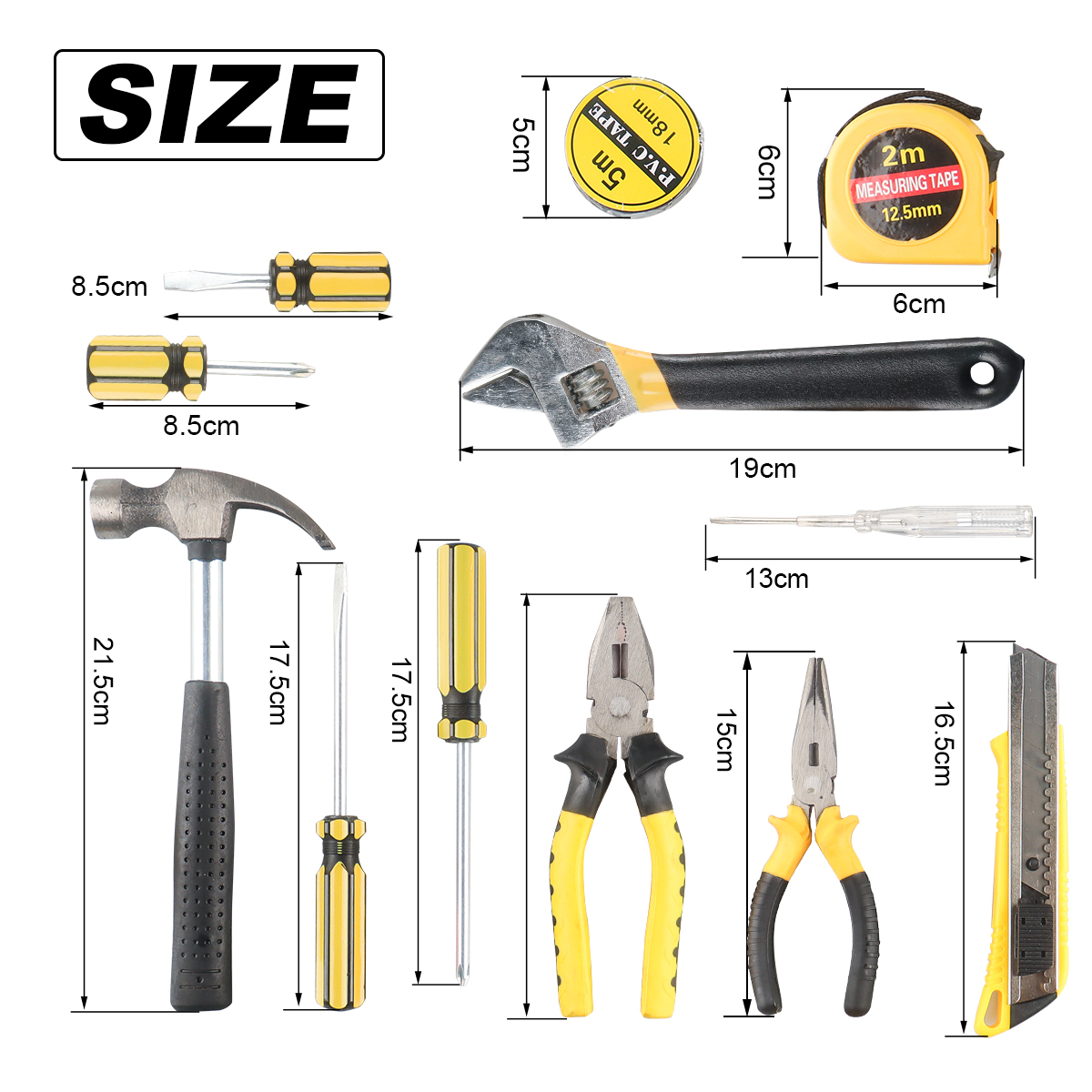 Household hand Tools Set Gener - Power Tools Catalogue recension och pris