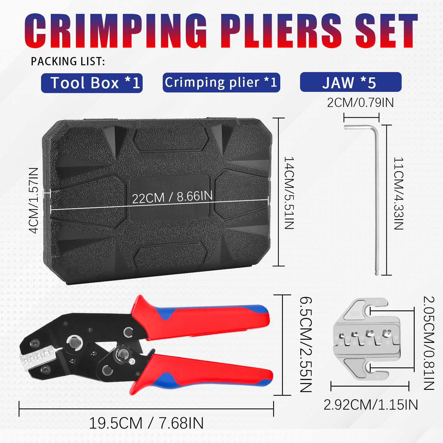 SN-58B 5Jaws Crimping Tool Kit - Power Tools Catalogue recension och pris