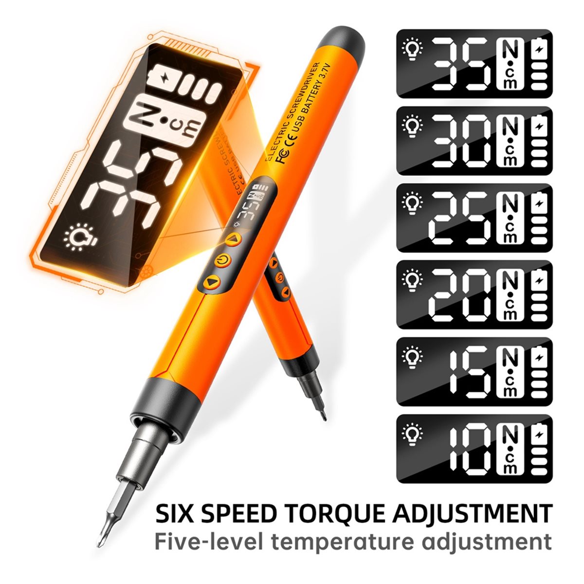 DT81 Electric Screwdriver 47 i - Power Tools Orange recension och pris