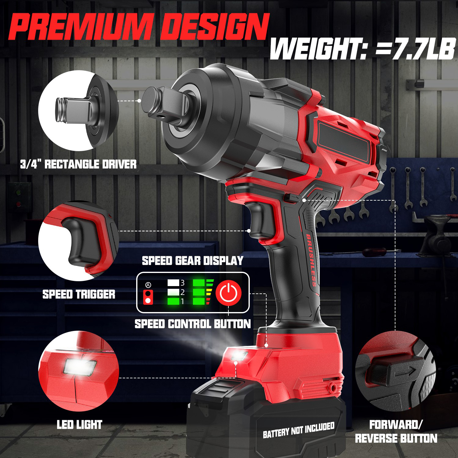 Cordless Impact Wrench 3/4 inc - Power Tools Milwaukee recension och pris