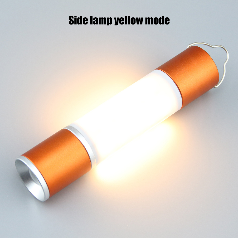 LED Telescopic Flashlight USB  - Power Tools Orange recension och pris