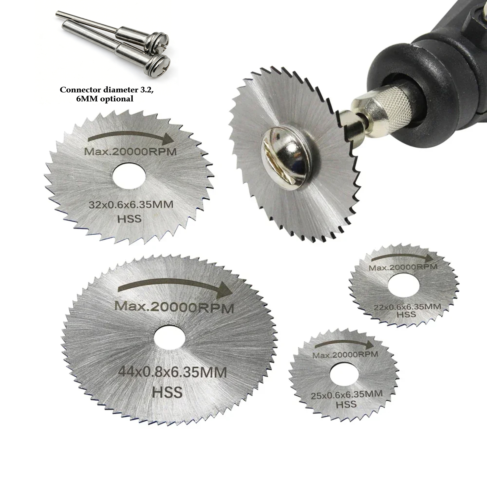 High Speed Steel Saw Disc 6Pcs - Power Tools Diy recension och pris