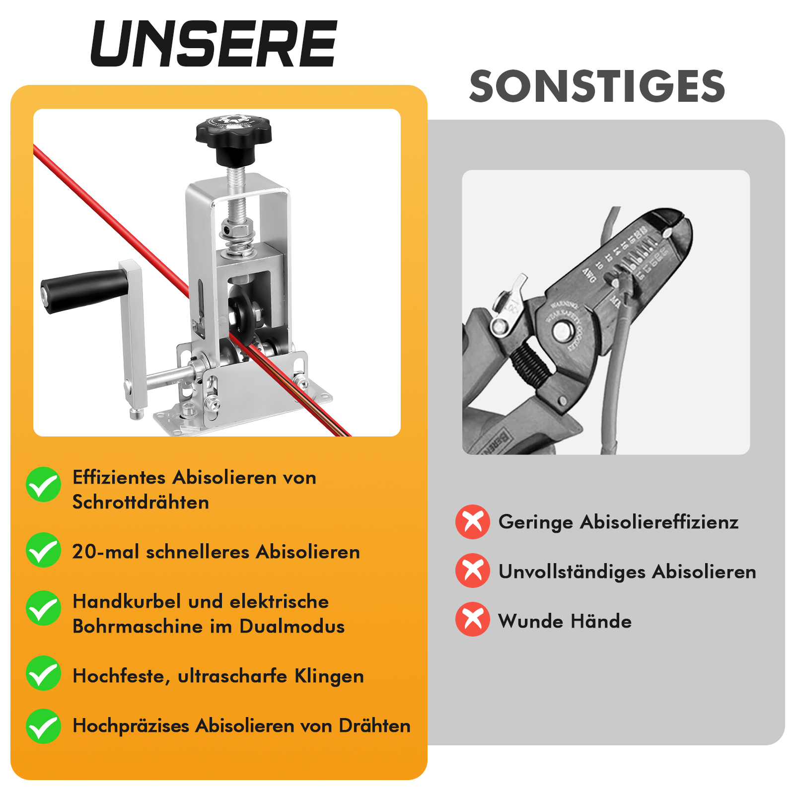 Portable Wire Stripper Manual  - Power Tools On Sale recension och pris