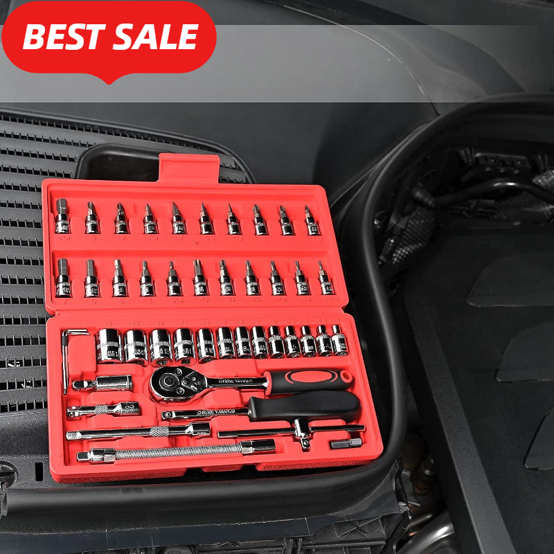 46pcs/Set Socket Wrench Diy Re - Power Tools Catalogue recension och pris