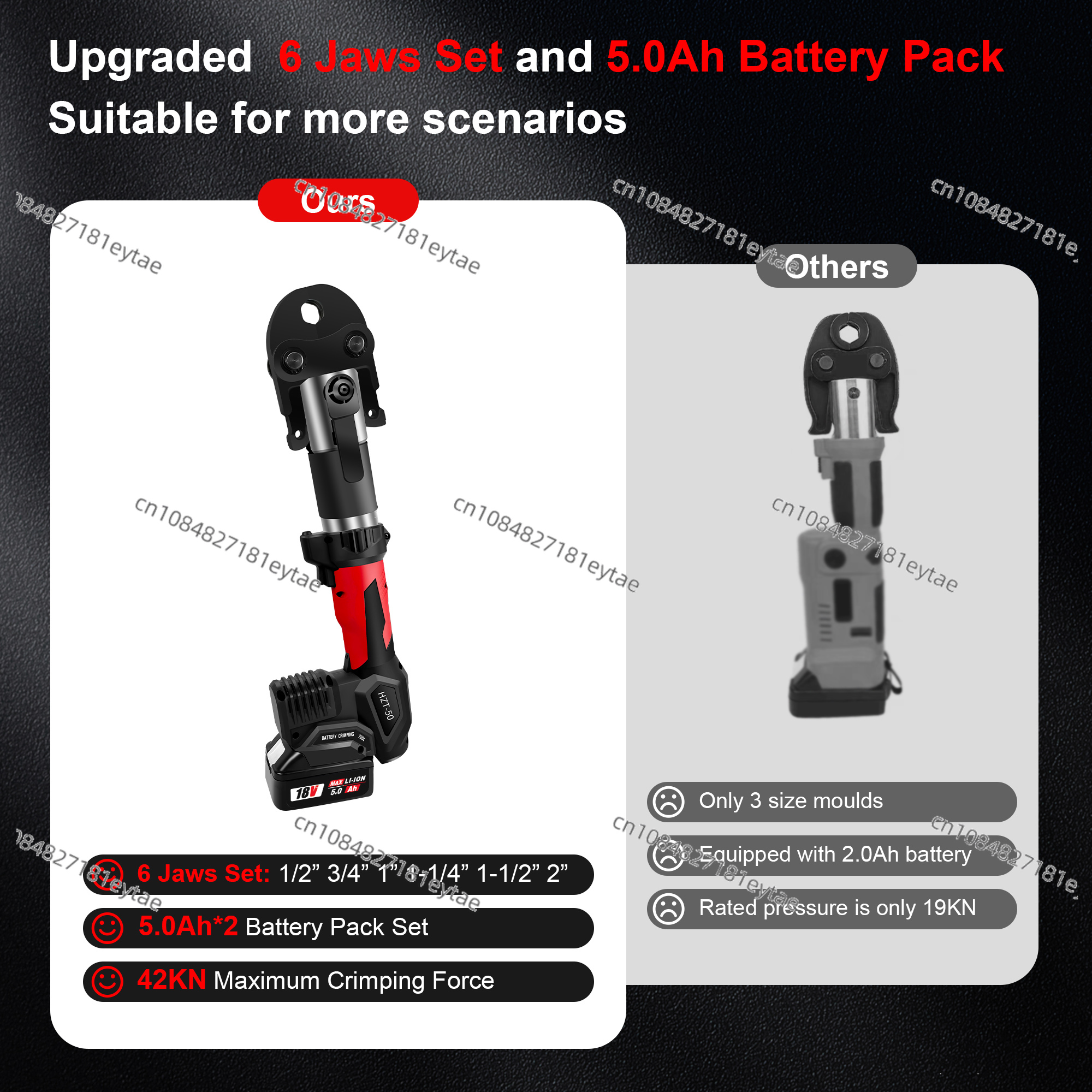 HZT-50 Rechargeable Battery Po - Power Tools Hydraulic recension och pris