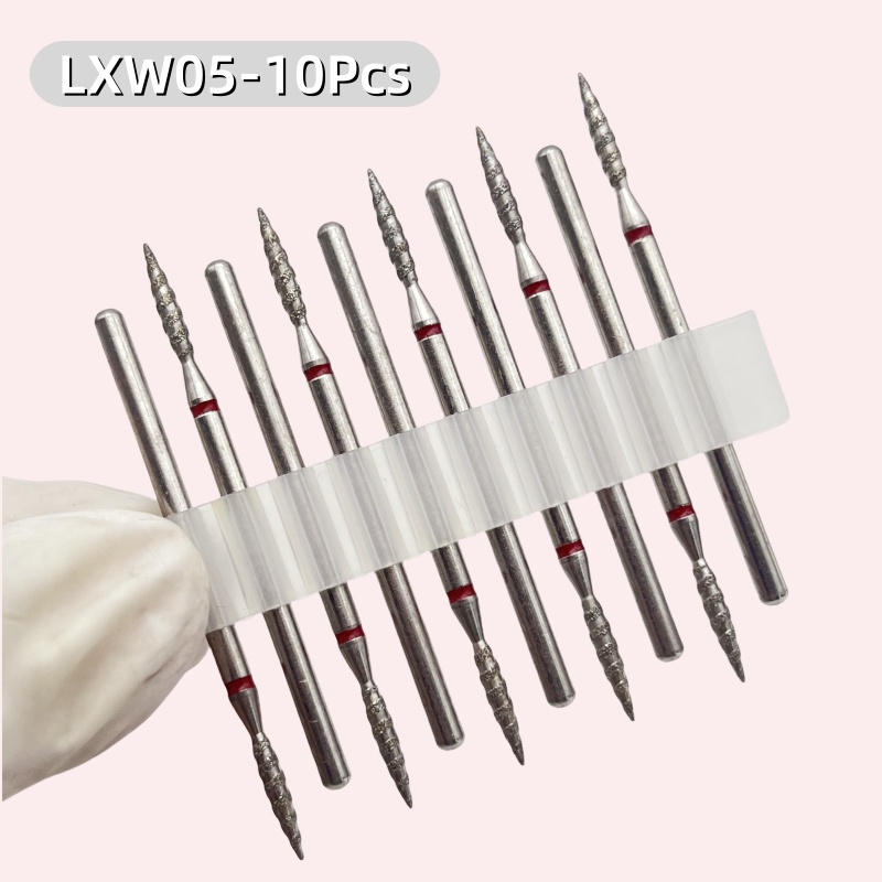 10Pcs Tornado Diamond Nail Dri - Rotary Tool Kit recension och pris