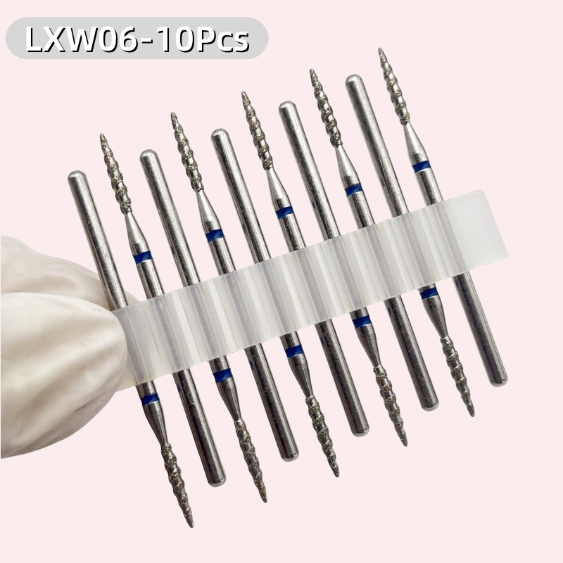 10Pcs Tornado Diamond Nail Dri - Rotary Tool Kit recension och pris