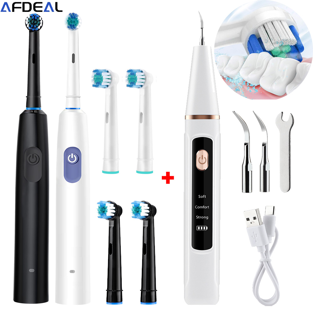 Ultrasonic Teeth Cleaner Denta - Rotary Tool Kit recension och pris