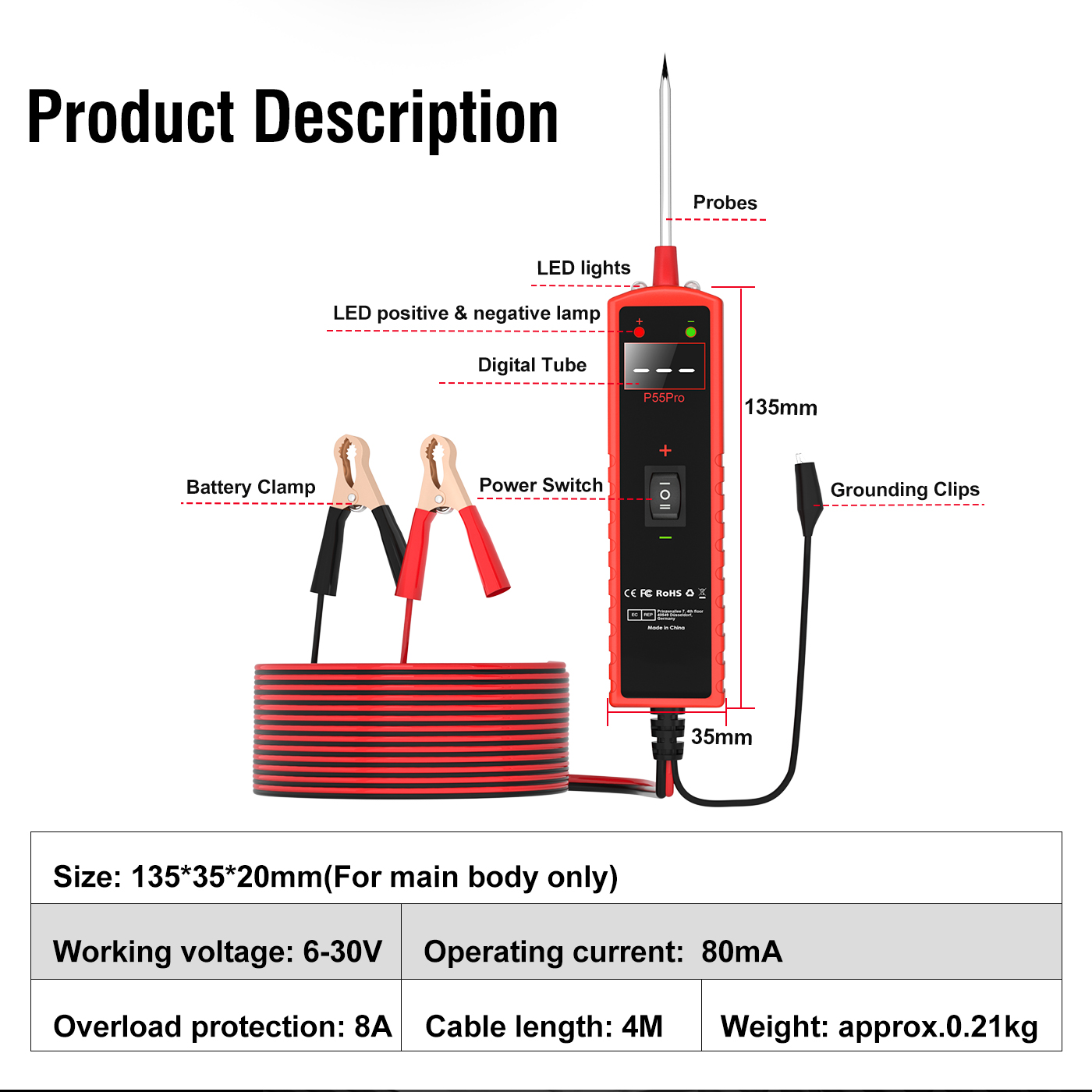 Topdiag P55 Pro Auto Electrica - Power Tools In Automotive recension och pris