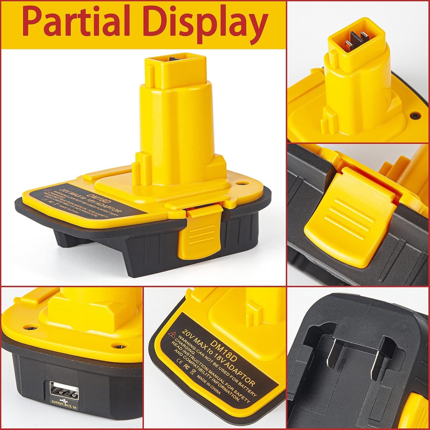 DM18D Battery Adapter with USB - Power Tools Milwaukee recension och pris