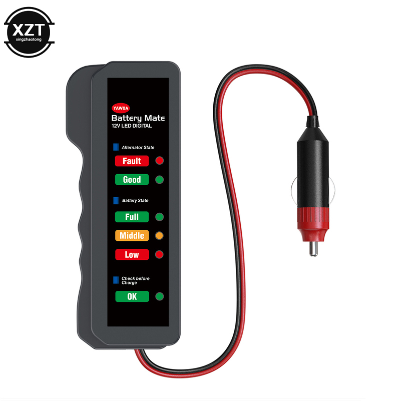 Car Battery Tester 6 LED Displ - Power Tools In Automotive recension och pris