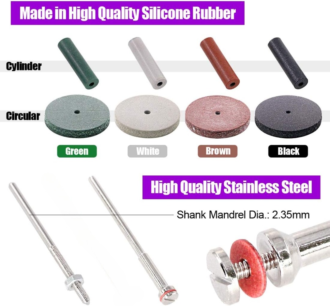 42Pcs Polishing Wheels Kit 40P - Rotary Tool Kit recension och pris