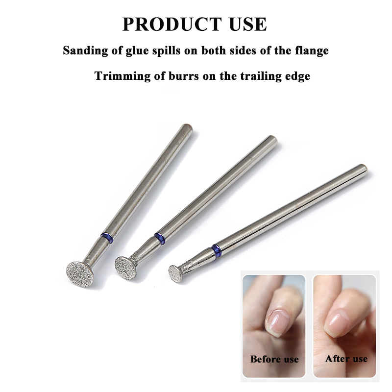 3pcs/set Diamond Nail Drill Bi - Rotary Tool Kit recension och pris